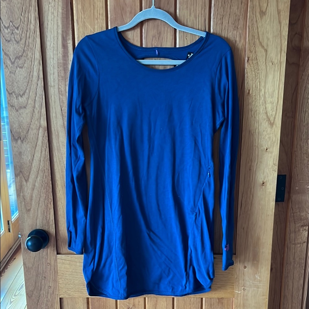 The North Face- Blue Long Sleeve Dress, medium